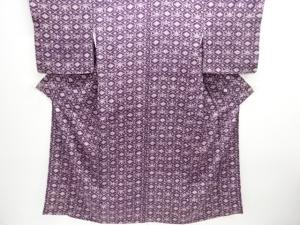 大正ロマン　抽象草花模様着物